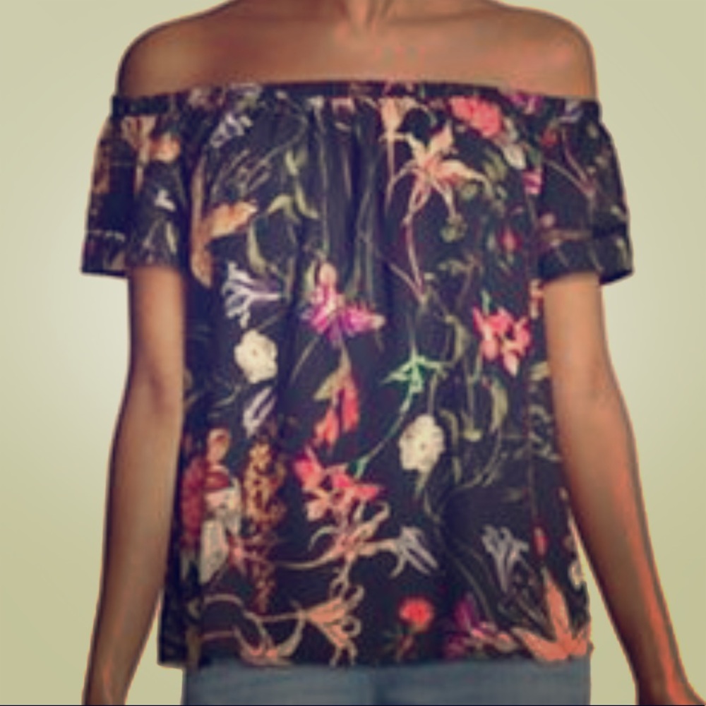 Belle and Sky off shoulder top.